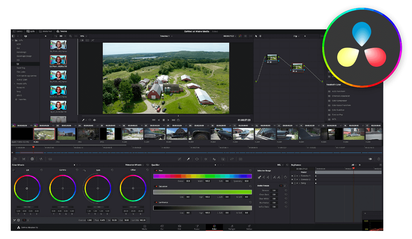 DaVinci Resolve Interface
